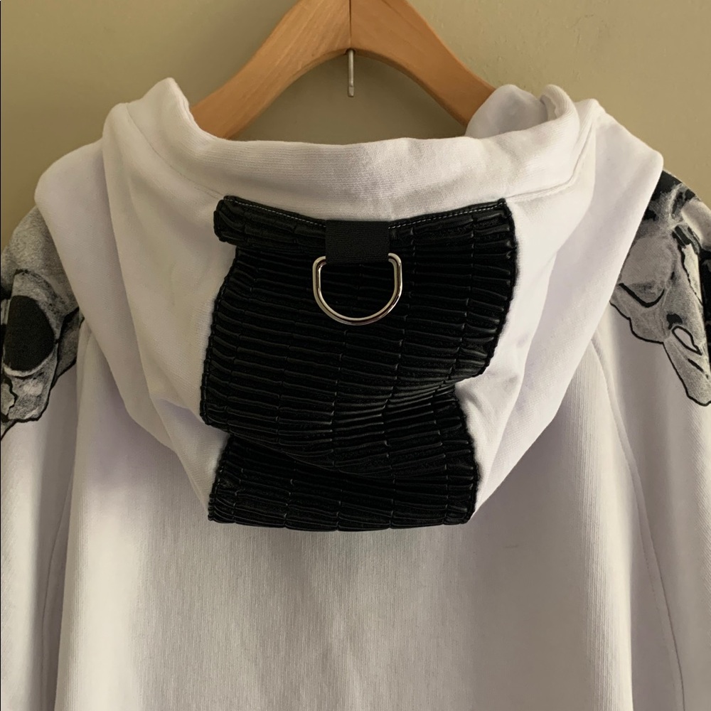 PHILIPP PLEIN White Hoodie with Skull Design - Size: 3XL - Picture 4 of 10